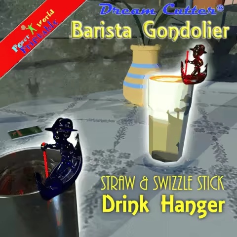 Barista Gondolier Drink Hanger