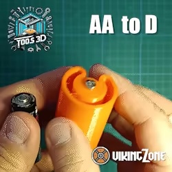 🚀 Transform your AA batteries into D-size with ease! 🛠️