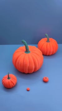 Hidden Turn-Down Spider Pumpkin Prank Fun Halloween Trap Toy