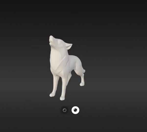 Statue de loup-0