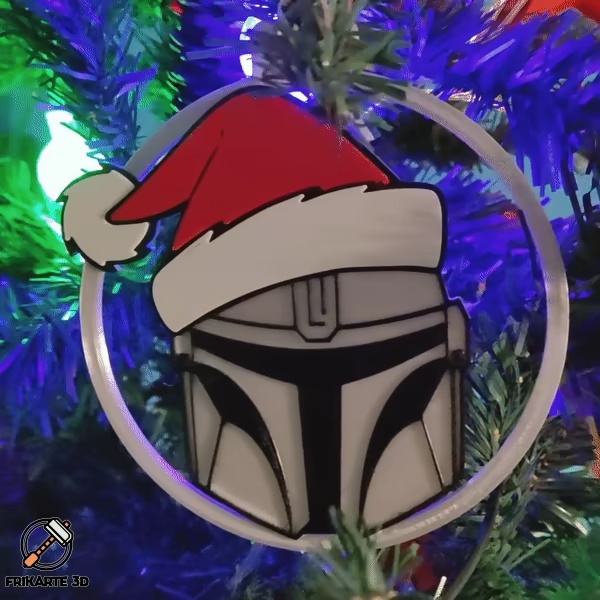 The Mandalorian Christmas Tree Decoration-1