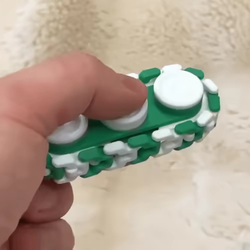 Tri-Spin Chain-Motion Fidget Spinner, Stress Relief & Focus