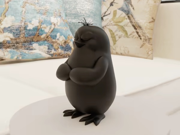 Grumpy Penguin-0