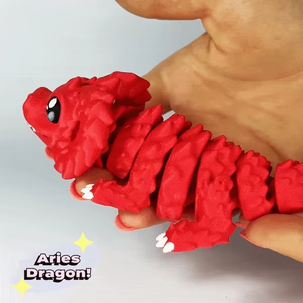 [Exklusiv] Aries Dragon - Niedlicher Flexi-Baby-Drache