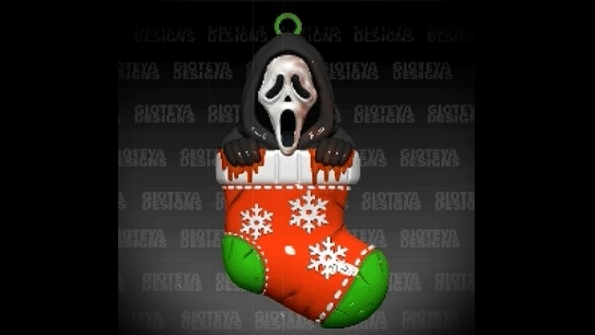 Xmas Socks Scream-1
