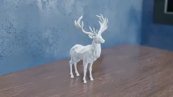 Low Poly Stag