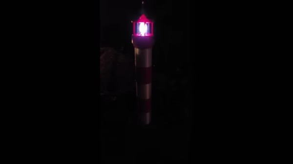 Einfacher Solar Leuchtturm mit Rotierender Beleuchtung-7