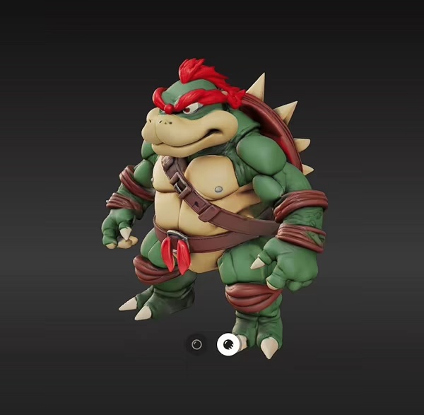 Bowser - Ninja Turtle Style