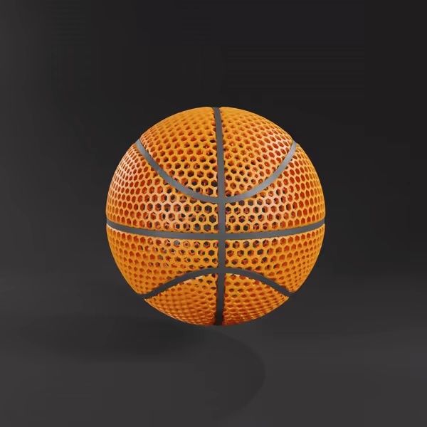 PALLACANESTRO AIRLESS - STL &amp; 3MF MULTICULOR-0