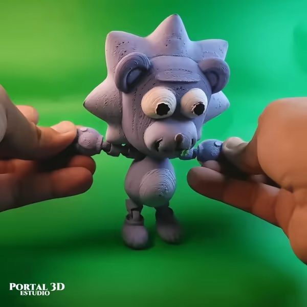 TEDDY RICK / PRINT-IN-PLACE WITHOUT SUPPORT /3MF-0