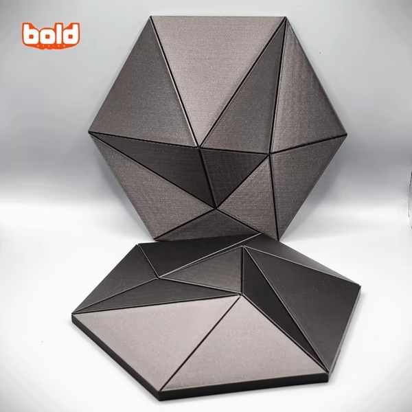 3D墙面 - 低多边形墙面装饰