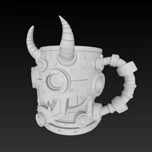 Steampunk Robot Mug ❤️-3