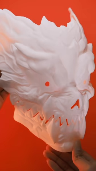 Kaiju nr. 8 Mască - Hibino Kafka Cosplay Monster 8