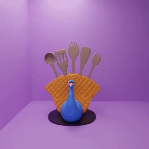 Portautensili Peacock-0