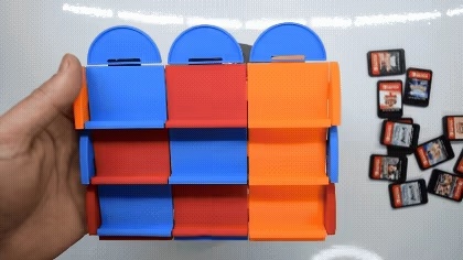 Fully modular mini game-store shelving unit for switch games-2