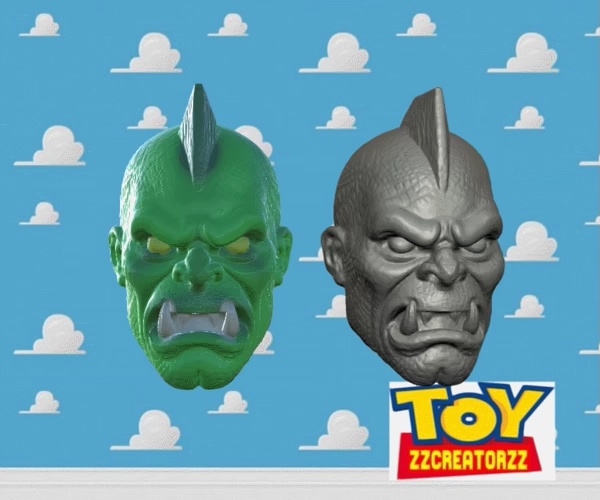 cabeza orco