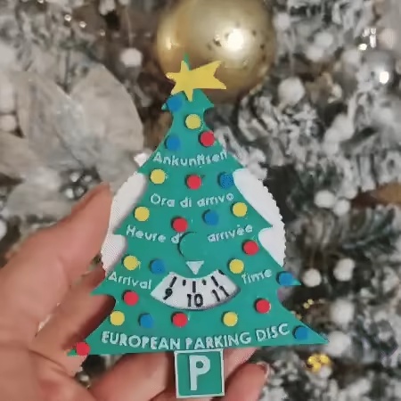 Xmas Parking Disk-0
