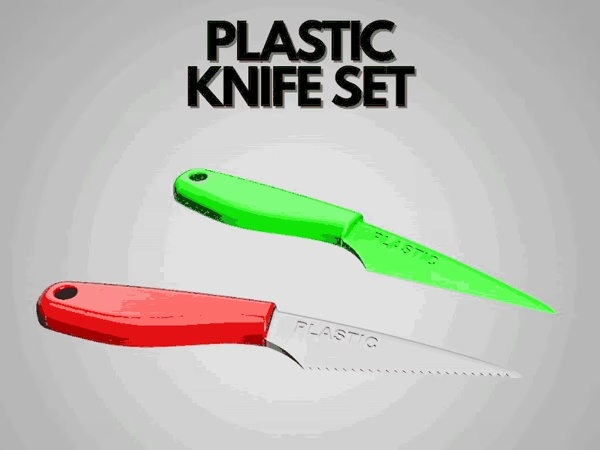 Knife Set - Plastic-0