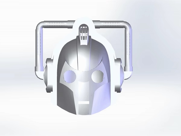 Wearable Cyberman Mask Doctor Who-1