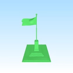 flag, use for mark objective or winning