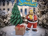 Simpsons Homer (Estátua de Caixa de Presente de Natal)-0