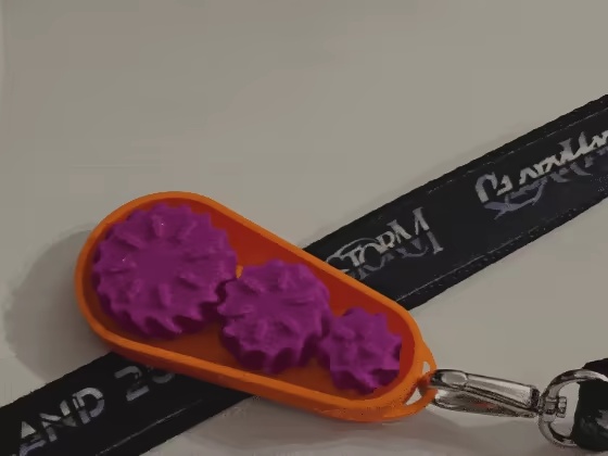 Gears Ease Mobile Keyring: The Triple