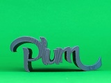 Text Flip - Plum-0