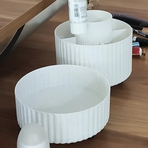 Organisateur de maquillage et de parfum Rotation à 360 degrés-0