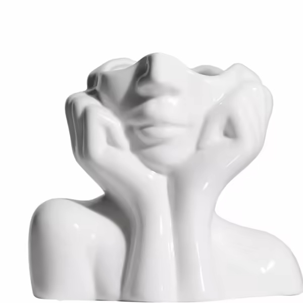 Face Vase Planter-0