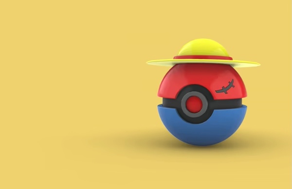 Pokeball Luffy-0