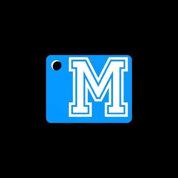 M keychain-0