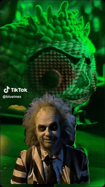 Crochet Beetlejuice - painted 3mf-1