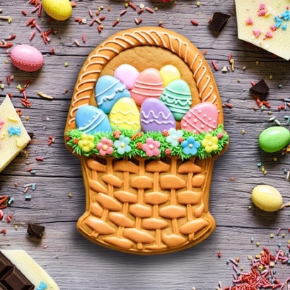 🍪 Easter Basket Cookie Cutter - 10cm | Sweeten your baking!