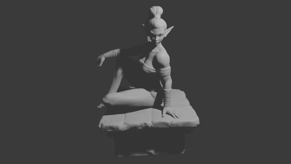 Seated Elf-1