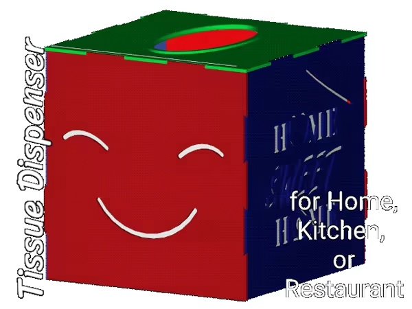 Tissue Dispenser for Home, Kitchen and restaurant