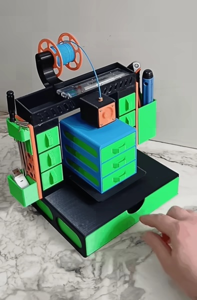 3D Printer Style Tool Station - Support-Free & 220x220 Compatible-1