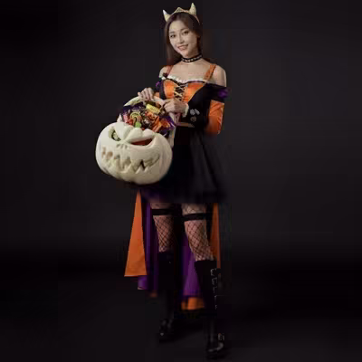 Home page module: Halloween Candy Pumpkin Basket