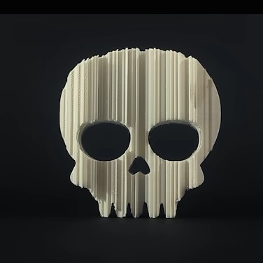 Text Flip - Stay Spooky (Skull)