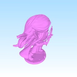 Funko style fanart D&D elf-0