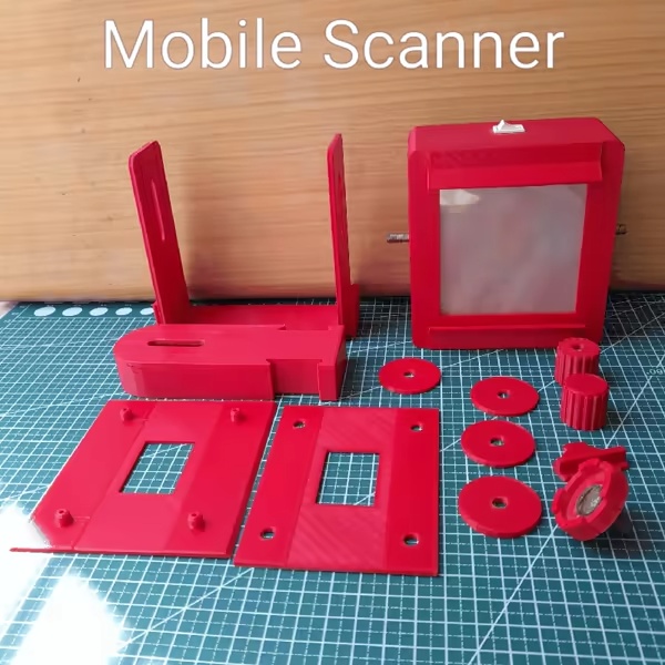 3D Printed Mobile Negative Scanner-1