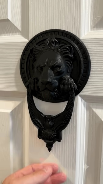 Lion Head Door Knocker-1