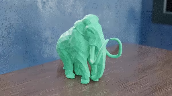 Low Poly Mammoth