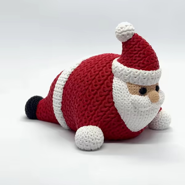 Gestrickter Weihnachtsmann