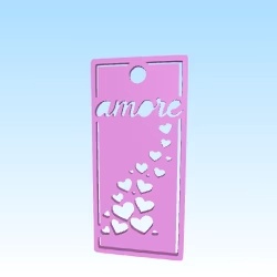 Bookmark amore cuore