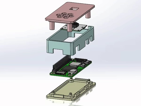 Raspberry pi Zero plus camera enclosure