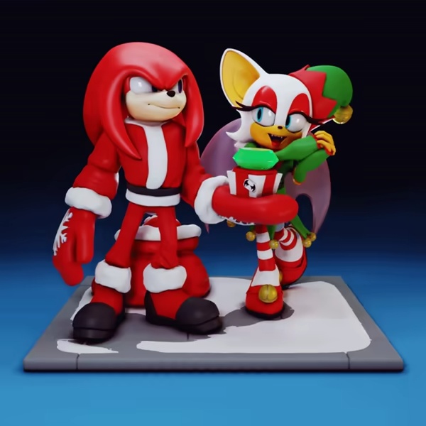 Rouge and Knuckles "Holidays Time" | Sonic The Hed