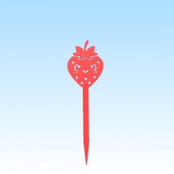 seedling mark strawberry/ etiquette semis fraise