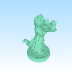 cat tavern waitress for dungeon crawl and adventures