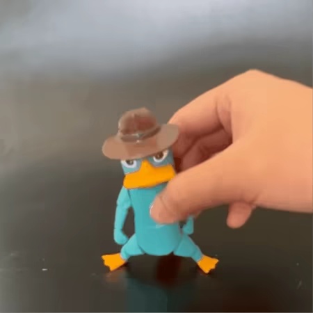 PERRY L'ORNITHORYNQUE FLEXIBLE, ARTICULÉ-0