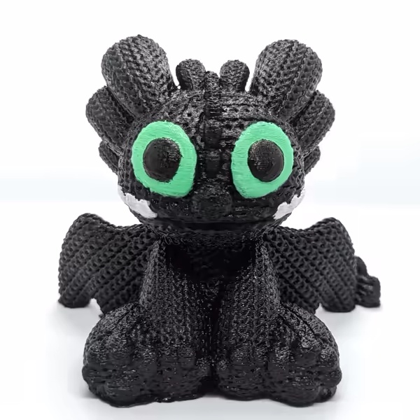 Knitted Toothless Dragon (cute)